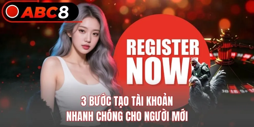 3 bước tạo tài khoản nhanh chóng cho người mới