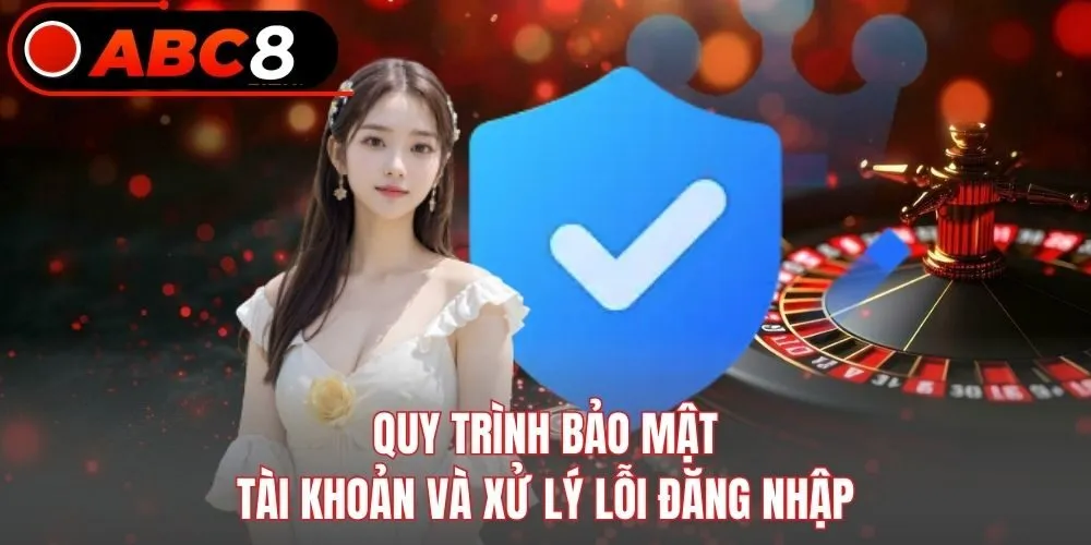 Quy trình bảo mật tài khoản và xử lý lỗi đăng nhập